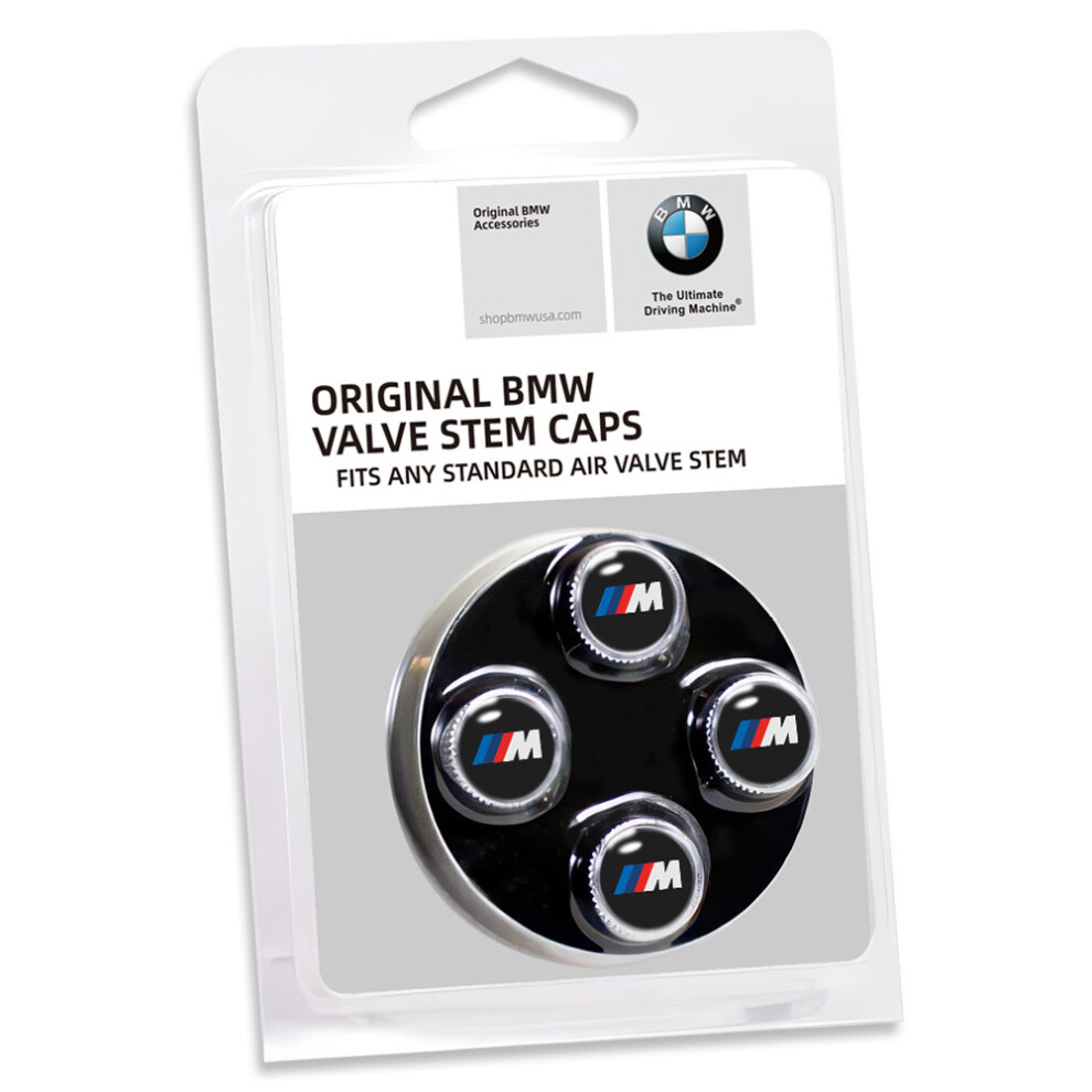 ( - Bmw M) 4Pcs Car Tyre Valve Caps Emblem Multi-Fit Car Tire Valve Stem Dust Covers Silver 4069369474309