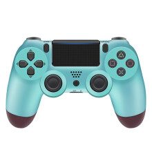 (cyan)Hand Ps4 Shanks Six Axis Dual Vibration Bluetooth Levers Wireless Operating