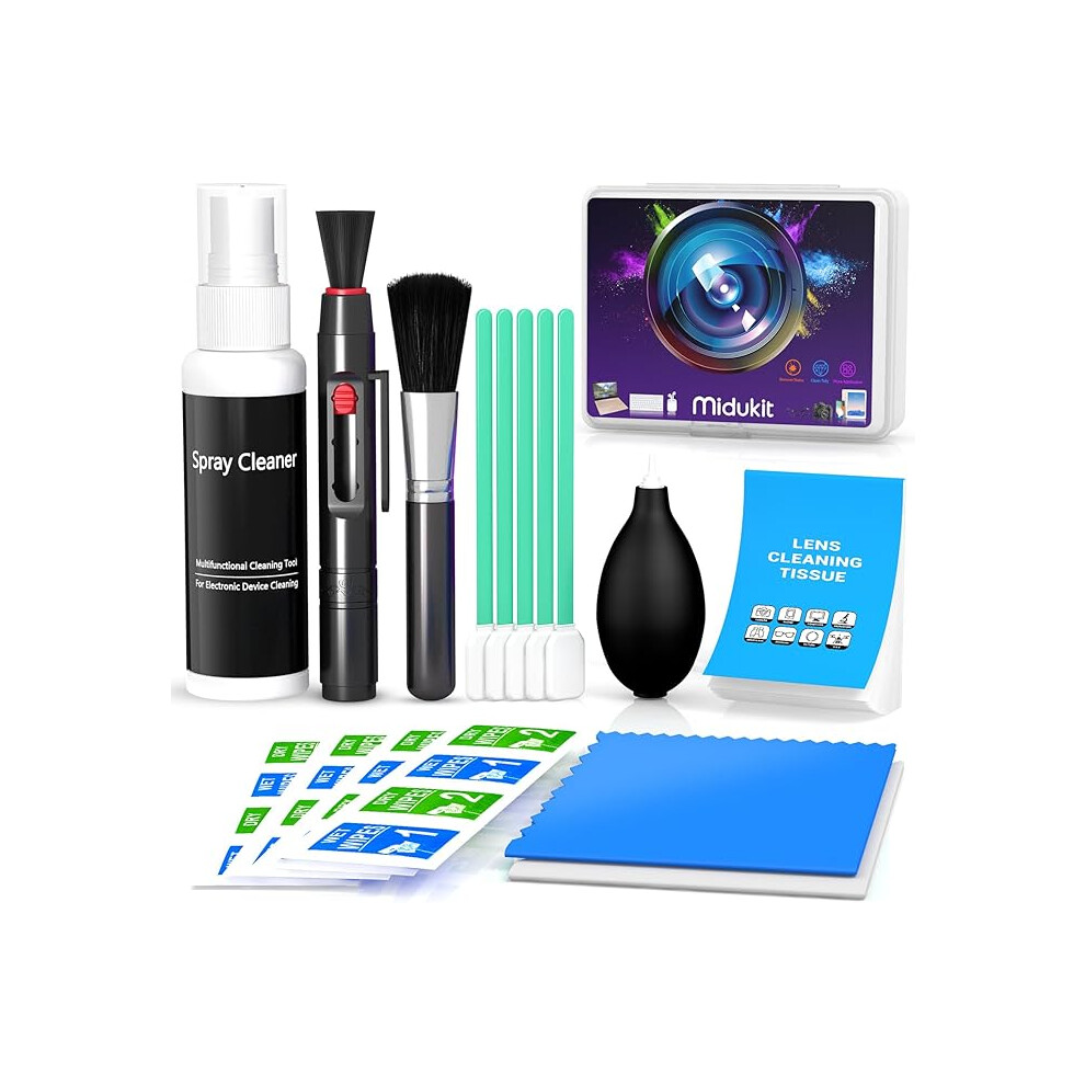 Camera Cleaning Kit For Digital Slr Camera, Compatible With Canon Sony Nikon Pentax, Camera Lens Sensor Cleaning Kit 009876544441