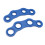 Guitar Finger Exerciser Adjustable Finger Stretching Tool for Beginners Ukulele Piano Training Blue L 1