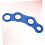Guitar Finger Exerciser Adjustable Finger Stretching Tool for Beginners Ukulele Piano Training Blue L 5