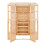 Houten Muurkas - Naturel 2