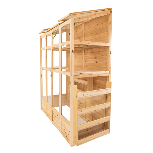 Houten Muurkas - Naturel 2