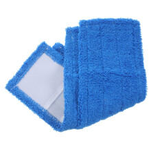 2pcs Mop Replacement Head Coral Fleece Mop Pads  Absorbency Lint Machine Washable Durable for Home and Office Floors