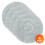 Robot Mop Replacement Pads for JONR P20 Pro, Washable Microfiber Mop Cloths 4 Pack Durable Reusable 5