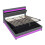 (180cm*200cm) Double Upholstered Ottoman Bed  Frame  with LED USB Storage, No Box Spring Needed(No Mattress) 7