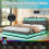 (150cm*200cm) Double Upholstered Ottoman Bed  Frame  with LED USB Storage, No Box Spring Needed(No Mattress) 4