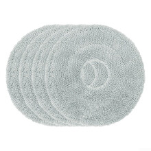 Robot Mop Replacement Pads for JONR P20 Pro, Washable Microfiber Mop Cloths 4 Pack Durable Reusable