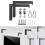 Universal Adjustable L Shaped Projector Screen Wall Mount Bracket, Secure Anti‑Rust Metal for Home Theater 2