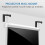 Universal Adjustable L Shaped Projector Screen Wall Mount Bracket, Secure Anti‑Rust Metal for Home Theater 4