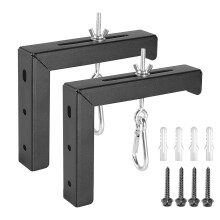 Universal Adjustable L Shaped Projector Screen Wall Mount Bracket, Secure Anti‑Rust Metal for Home Theater