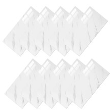 10Stk Wasserdichte Marmor Wandfolie PVC Selbstklebend Für Bad