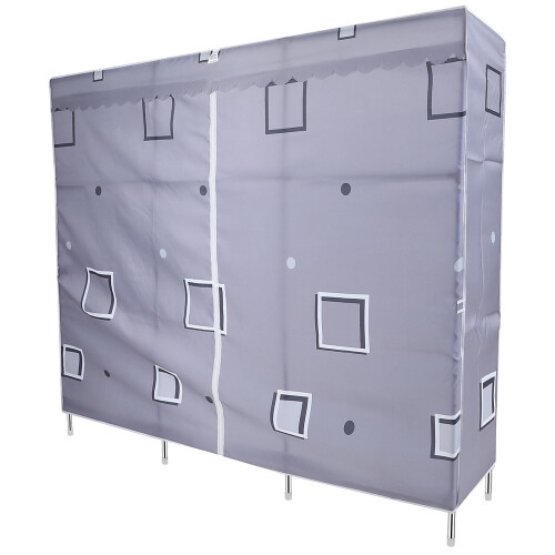 Heavy Duty Fabric Wardrobe Closet Organizer for Bedroom Use