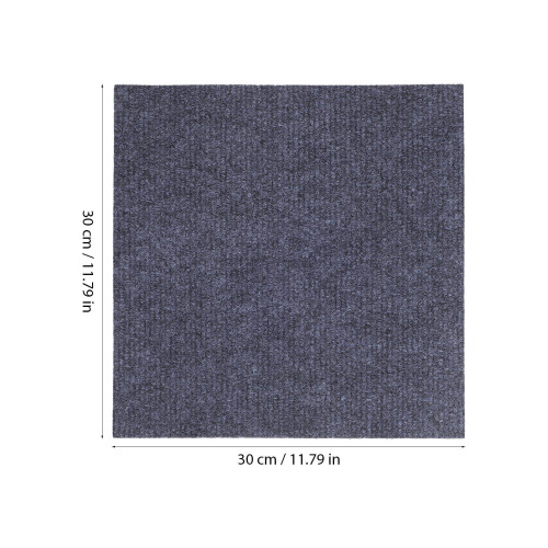 100Stk Selbstklebende Teppichquadrate Polyester Für 1