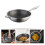 Deep Frying Pan Wok Stainless Steel Silver 1pcs 5
