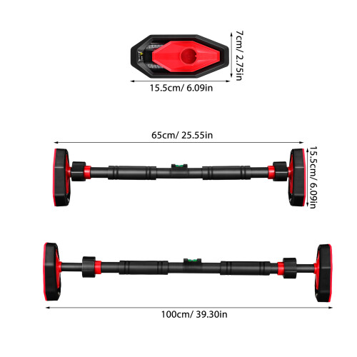 Pull Up Bar 1 Set 39.4x6.1x2.8in 1