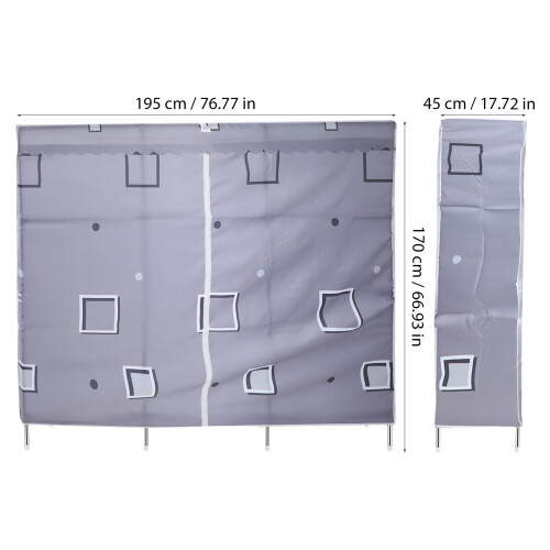 Heavy Duty Fabric Wardrobe Closet Organizer for Bedroom Use 1