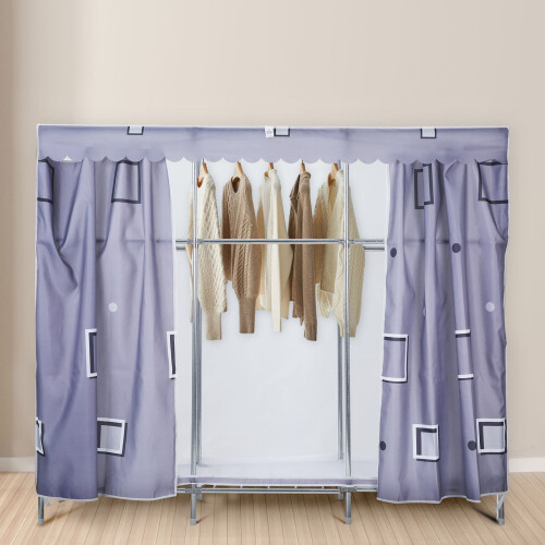 Heavy Duty Fabric Wardrobe Closet Organizer for Bedroom Use 2