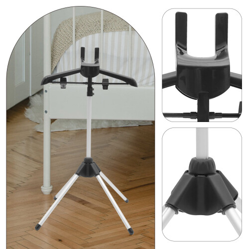 1Set Leichter Aluminium Kleidertrockner Faltbar Mit Bügelhandschuh 2