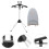 1Set Leichter Aluminium Kleidertrockner Faltbar Mit Bügelhandschuh 4