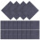 20Stk Antirutsch Teppichquadrate Selbstklebend Polyester 7