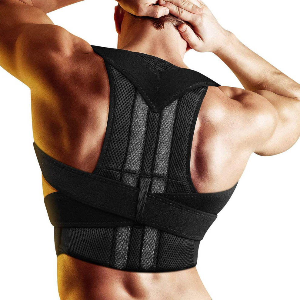 Posture Corrector Back Brace for Men and Women Adjustable Support with Breathable Lightweight Design