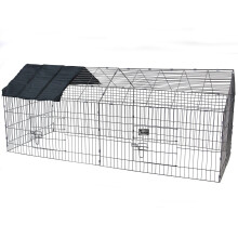 Actiaspet Metal Cage Run Enclosure with Gabled Roof