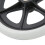 Wheelchair Front Wheels 6 Inch Solid Caster Replacement, AntiPuncture Puncture Proof Design, Smooth Rolling Bearing 5