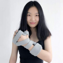 Adjustable AntiSpasticity Finger Splint for Stroke Recovery, Breathable Hand Rehabilitation Device Left