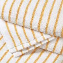 Large Cotton Cabana Beach Towels Set of 2 Soft Quick Dry Absorbent Striped Bath Towels for Beach and Pool