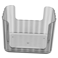 Clear Makeup and Bathroom Organizer with Adjustable Dividers, Slim Shelf for Narrow Spaces and Counters