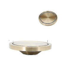 (20CM Gold Top) Stainless Steel- Flush Recessed Balance, Swing Flap Lid Cover, Trash Bin