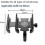 (Handlebar Silver) For Harley Davidson Accessories Motorcycle Handlebar Phone Motor Vehicle Frame Holder Gps Stand Bracket 3