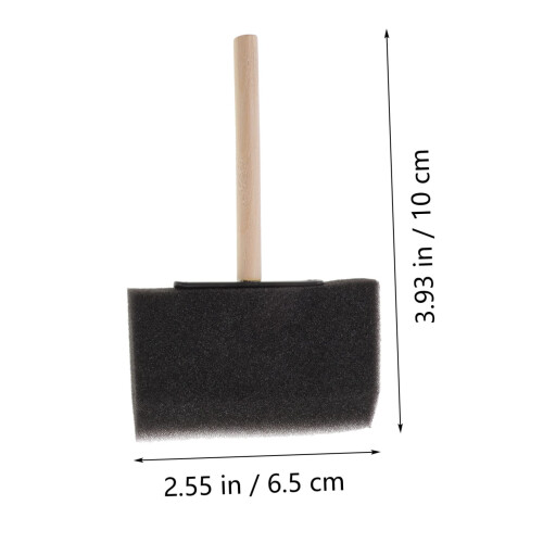 Sponge Brush Set for Acrylic Painting Tools, Ergonomic Grip, Smooth Paint Application, Versatile Craft Use 1