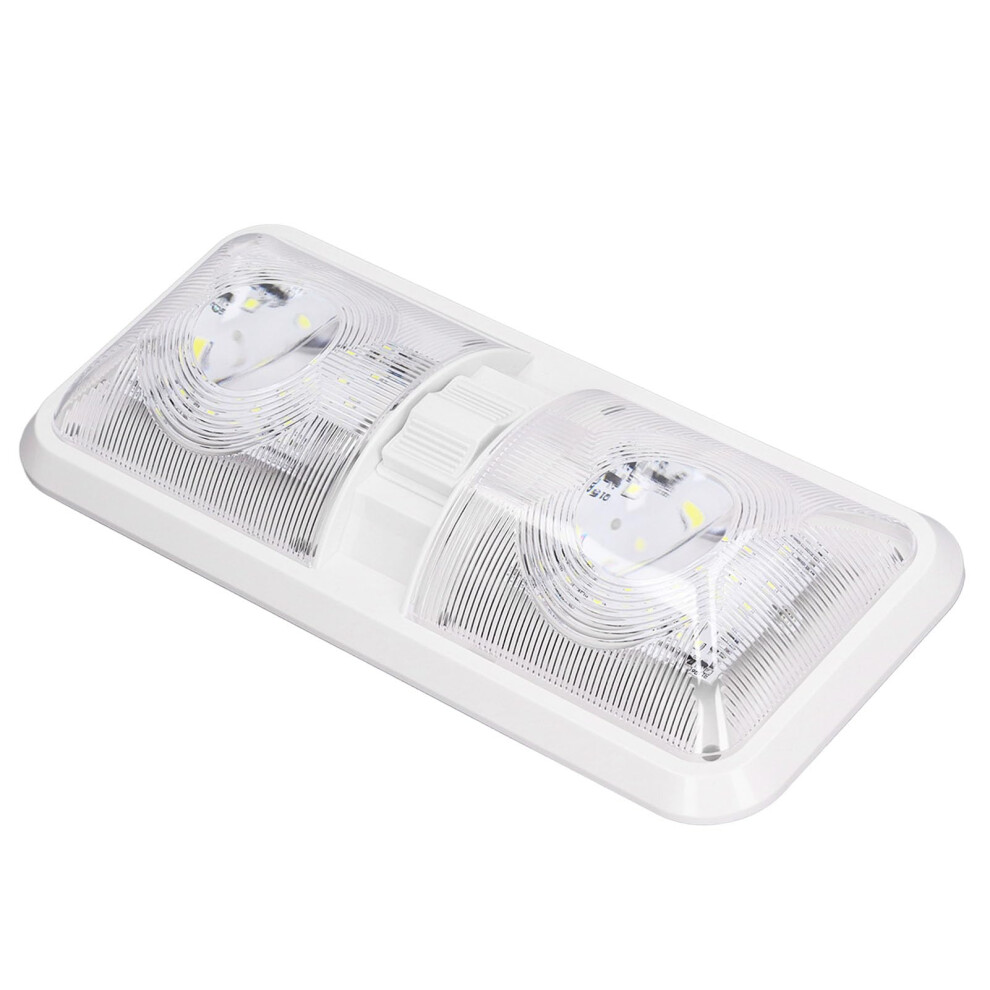 Rv Interior Led Dome 600Lm Neutral 12V LowâProfile Ceiling Fixture With 3ÂWay Switch For Camper Trailer Boat Light/White 9073542088011