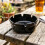 4" Black Melamine Ashtray 12 Pack – Durable 8 Notch Design 8