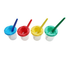 ColorCoded Paint Brush Cleaning Cup Set for Artists with Fast Brush Rinsing and Easy Clean System