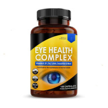 (BJ-180 Corn Yellow Capsules 120) Eye Health Complex with Lutein & Zeaxanthin, Added Vitamins A B2 Zinc, Vegan Formula for Vision Protection