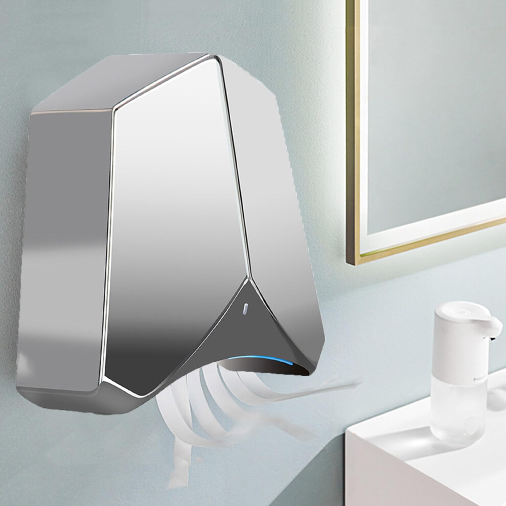 Commercial Automatic Stainless Steel Hand Dryer 1050W, Fast Drying, Wall Mounted, Touchless, Energy Saving 9073542088400