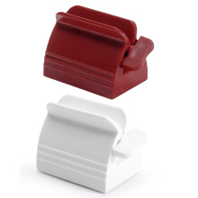 2 Pcs Toothpaste Squeezer and Tube Roller with Smooth Rotating Handle, AntiSlip Base, Waste Use
