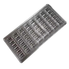 (8 long chocolate bar) Durable Chocolate Squares and Candies Molds Creative Square Shape Chocolate Molds for DIY Projects and Special Event