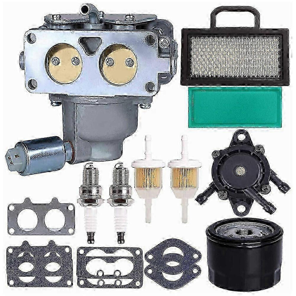 791230 Carburetor Kit For Briggs & Stratton 407777 20-25 Hp Engine, 699709 499804 Compatible With John Deere La150 La145 La130 L120-G 9408048608751