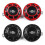 Κόκκινο/Μαύρο Hella Super Loud Ηλεκτρικό Κόρνα Blast Tone Air Kit 12V 115DB Για Μοτοσικλέτα Αυ 2