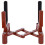 Red Violin Stand with Built‑in Bow Holder, Stable Support, Compact Foldable Design for Travel 2