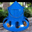 Automatic Poultry Feeder Hanging Chicken Feeder with Cover, Easy‑Clean Plastic Gravity Feed Dispenser 5