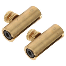 Gold Adjustable Cello Wolf Tone Eliminator Set 2 Pieces, Universal Suppressor Tube for Smooth Sound