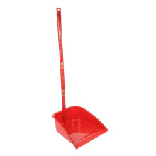 Heavy Duty Long Handle Dustpan with Ergonomic Comfort Grip and Large Capacity Pan for Home Cleaning
