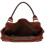 (Dark Brown) Women Vintage Leather Shoulder Bag 4