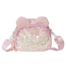 (Pink) Lightweight Multi Compartment Ita Bag Nylon Shoulder Bags Travel Crossbody Purse For Daily Commute And Casual Travel Pink