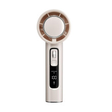 (White) Portable Handheld Fan Portable 100 Speed Adjustable 5000mAh Battery Rechargeable Fan for Travel Camping Outdoor White